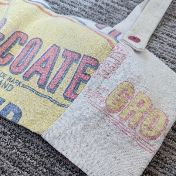 FEEDSACK BRA TOP cropped beach vintage M - Picture 5 of 6